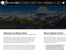 Tablet Screenshot of belairclinic.com